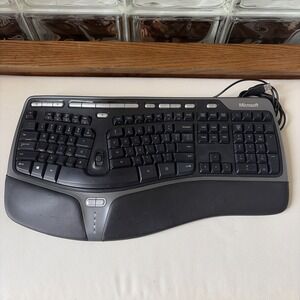 Microsoft Natural Ergonomic Keyboard 4000 V1.0 USB Wired Keyboard 1048